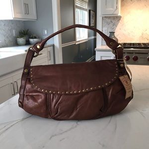Authentic 2000’s shoulder purse brown leather